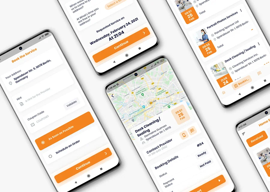 On-Demand Home Services, Business Listing, Handyman Booking with Admin Panel — screenshot 3