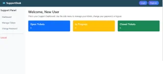 Ultimate PHP Ticket Support System with Admin & User Dashboards