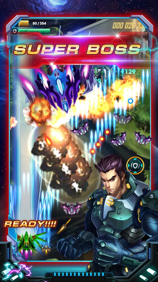 Galaxy Shooter – Skyforce Game Template – Sky Force 2018 – Space Squadron — screenshot 3