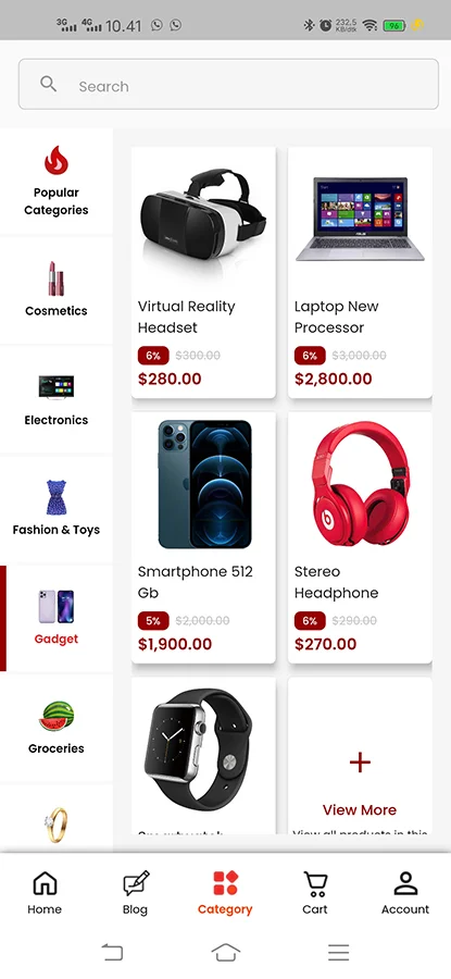Revo Apps WooCommerce - Flutter E-Commerce Full App Android iOS - Fashion Electronic Grocery Others — screenshot 5