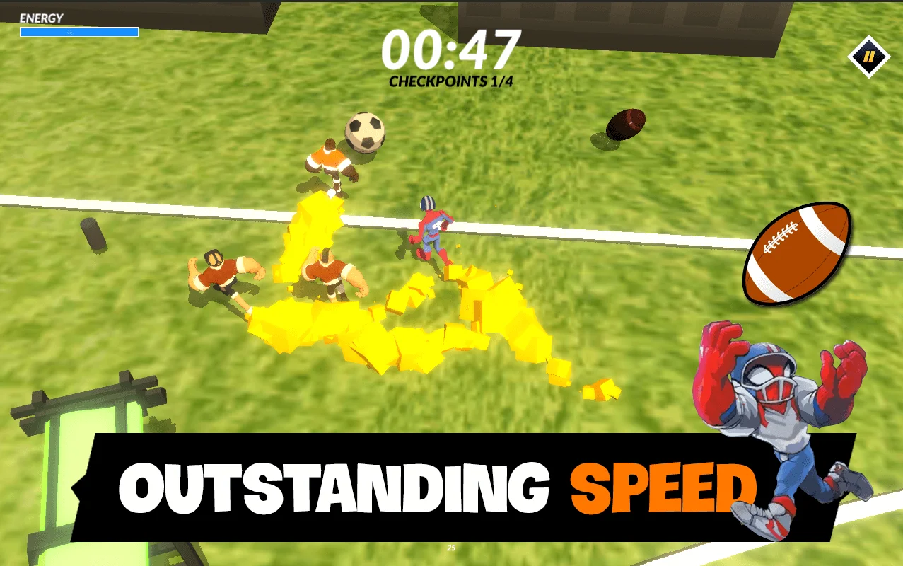 Big Win Football: Spider Ronald Soccer Racing — screenshot 1