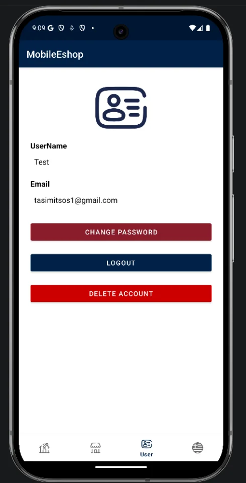 Eshop Mobile Android App — screenshot 5