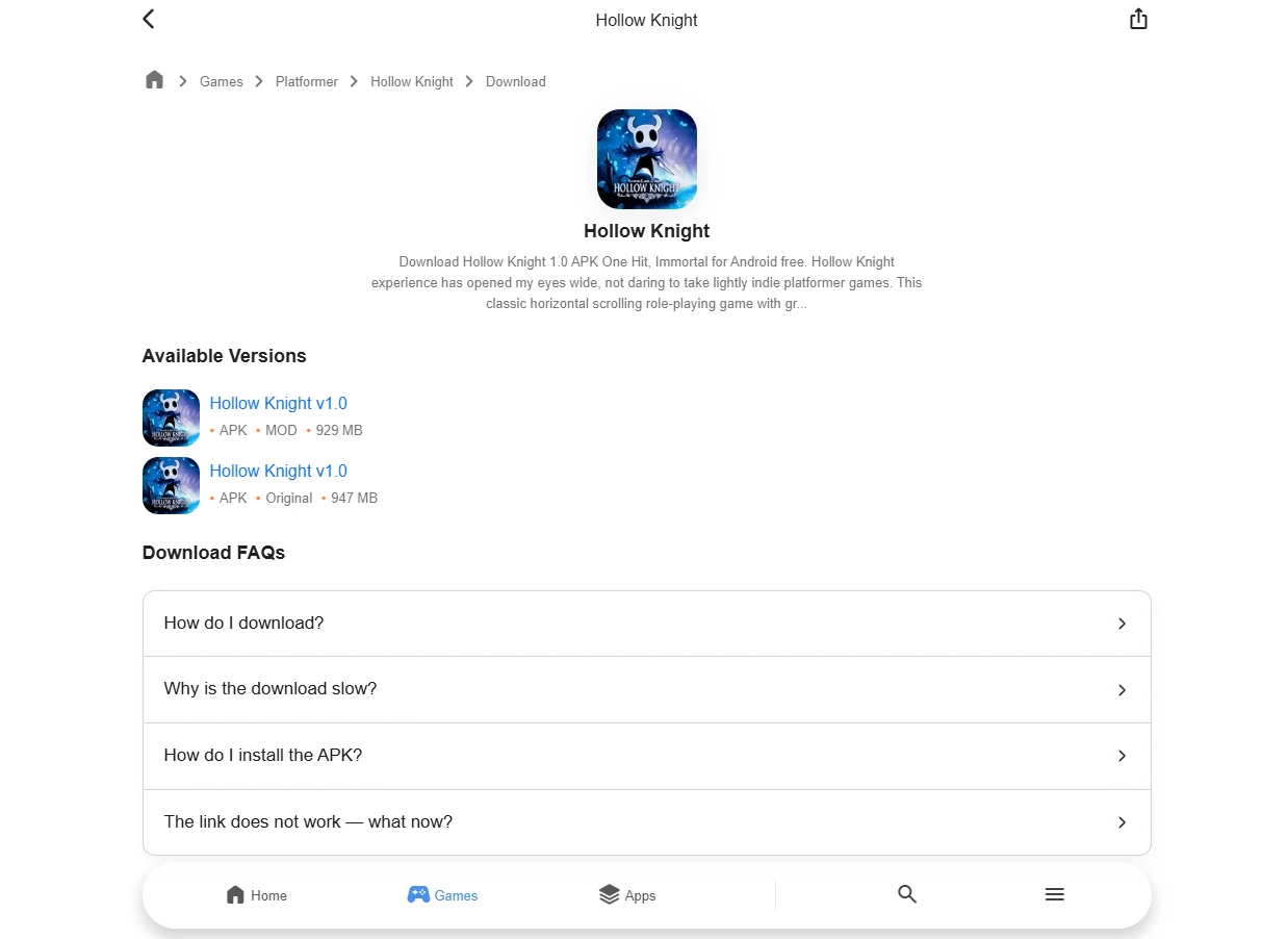 APKVault Apps & Games Download CMS (APKMODY CLONE) — screenshot 4