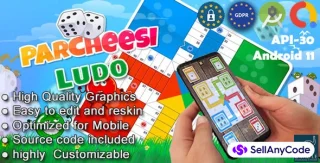 Parcheesi Ludo (Android Studio + AdMob + GDPR)