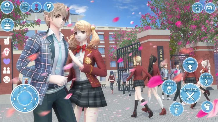 Anime Sakura Simulator — screenshot 1