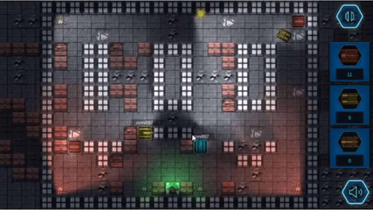 Tank Blood Fury: Multiplayer Battle - Top-View Tank Game Source Code — screenshot 1