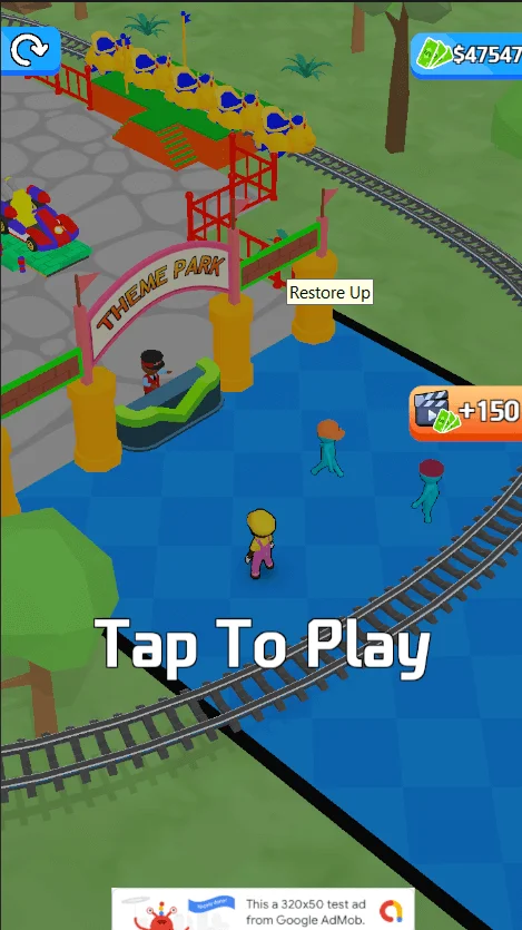 Awesome Park Idle Game 3D Unity Source Code — screenshot 10