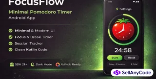 FocusFlow - Minimal Pomodoro Timer