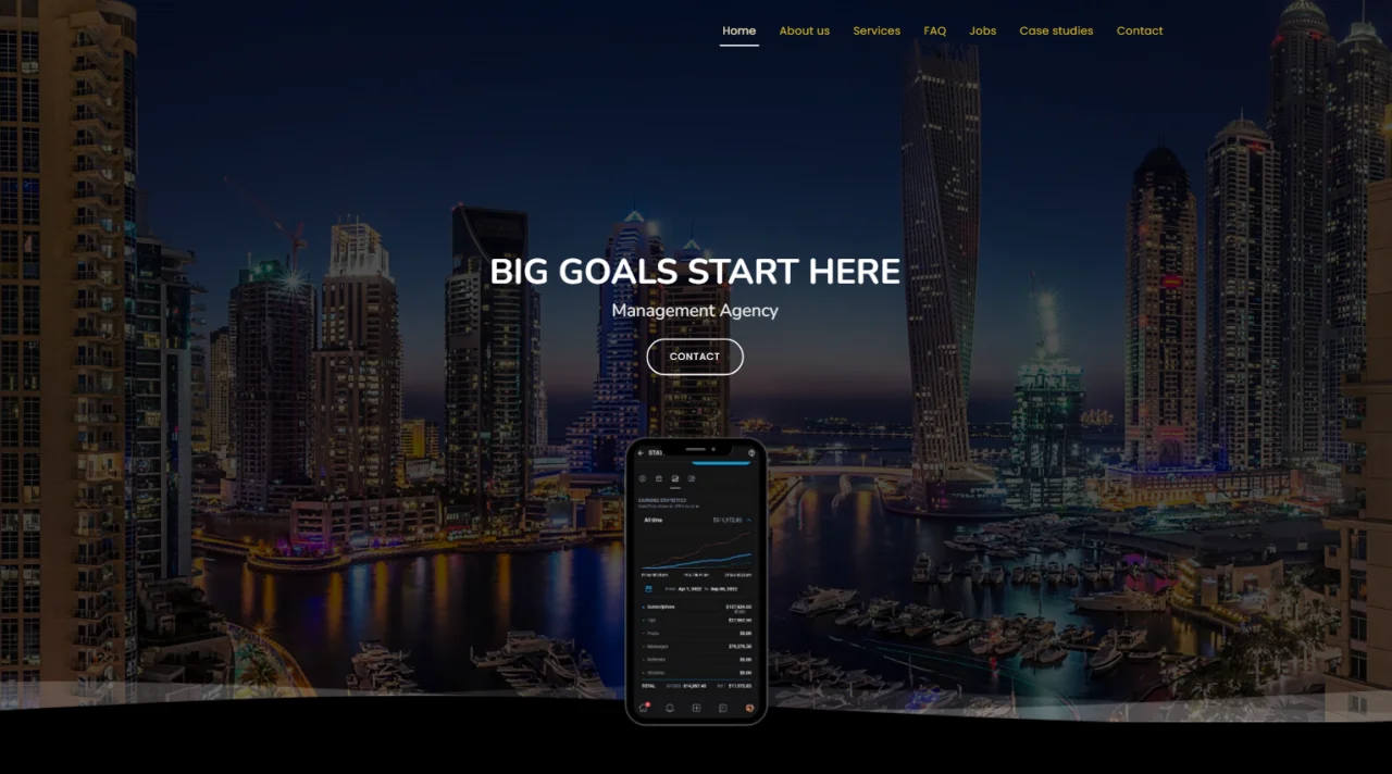 Agency Template Website — screenshot 2