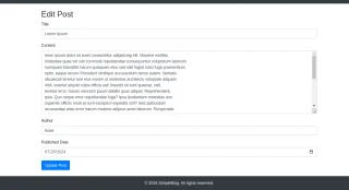 Simple Laravel Livewire Blog