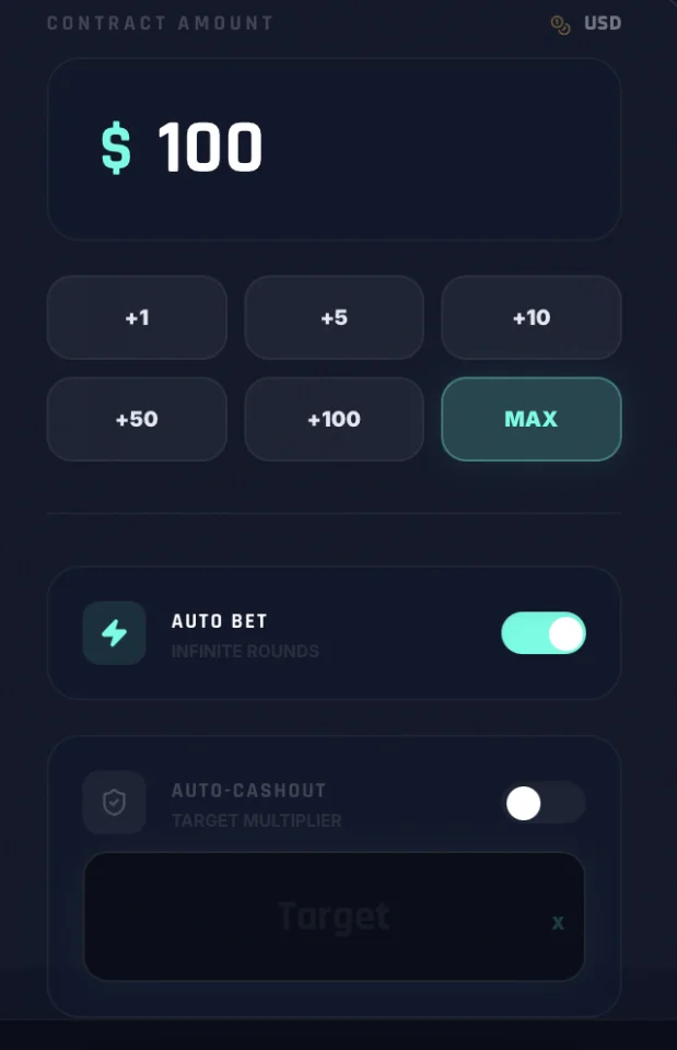 Professional Crash Game Engine React 18, Vite & Tailwind CSS — screenshot 2