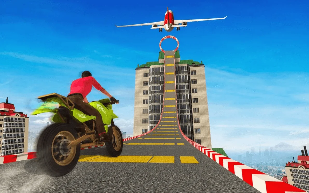 Sky Bike Stunt 3D | Bike Race – Free Bike Games — screenshot 1