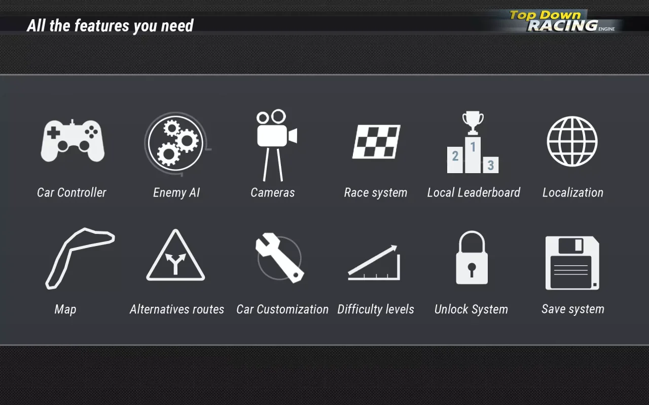 Car Racing Engine Top Down — screenshot 4