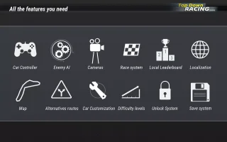 Car Racing Engine Top Down