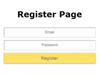 Login & Register Firebase Blank Template