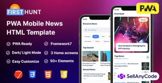 Firsthunt: Framework 7 PWA Template