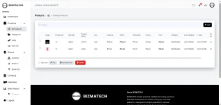 Web-Based Bizmatech POS Management System with Data Analytics