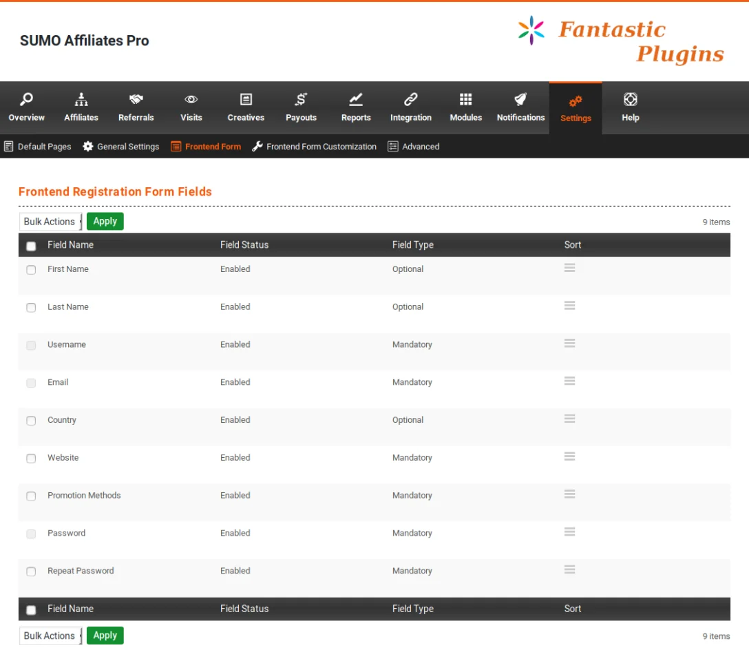 Sumo Affiliates Pro - WordPress Affiliate Plugin — screenshot 3