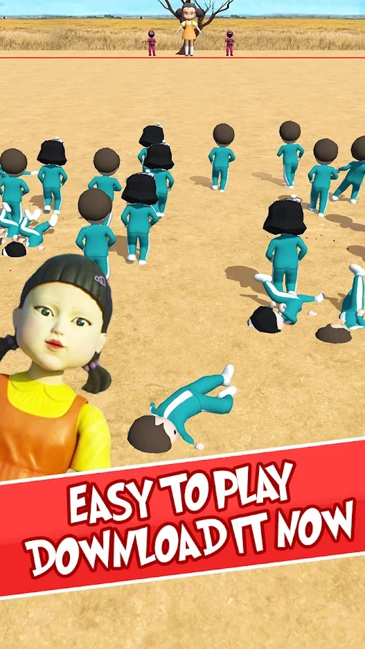 Squid Game (Free 1 MORE Game) Body Race — screenshot 4