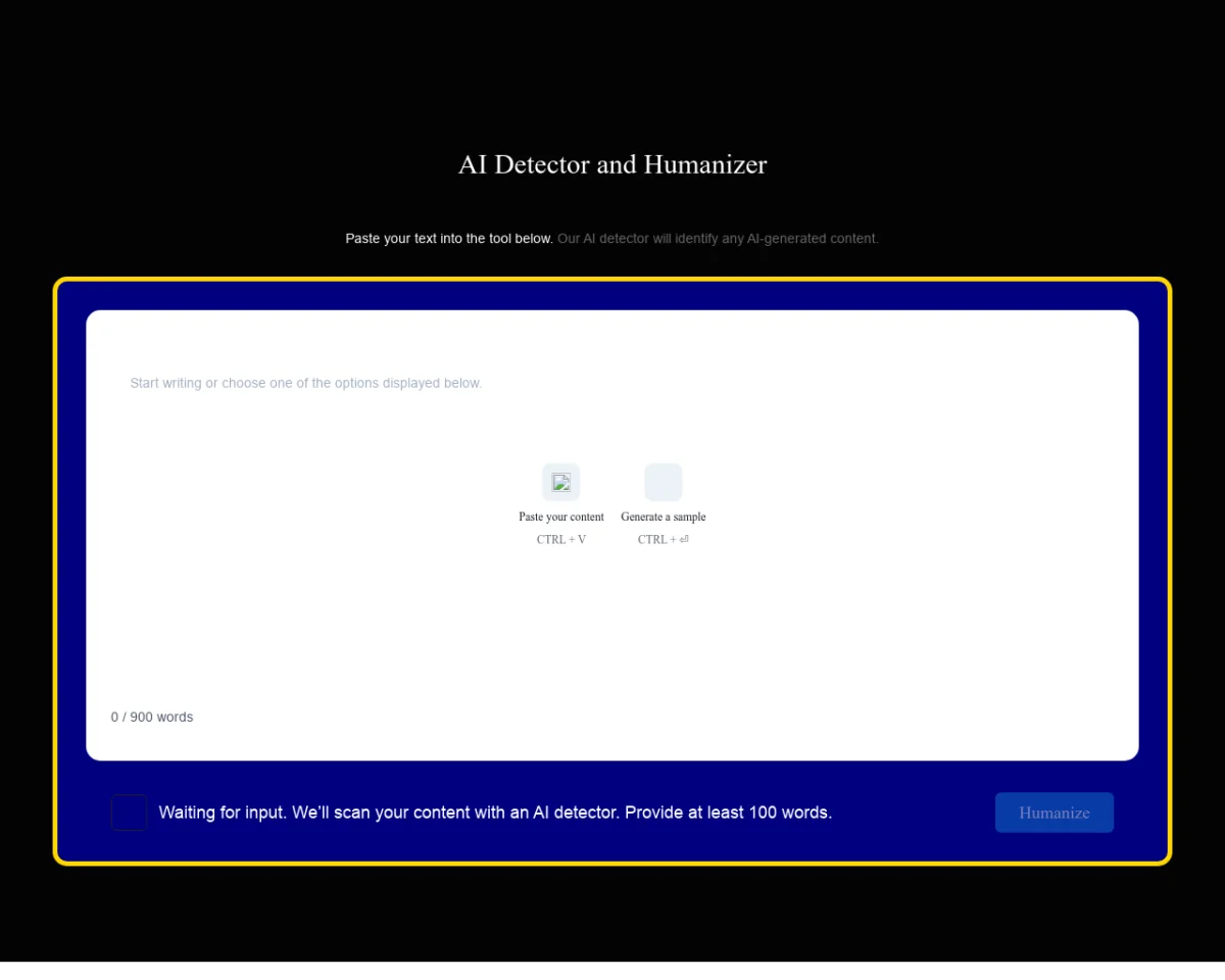 AI Content Detector & Humanizer PHP Script — screenshot 3