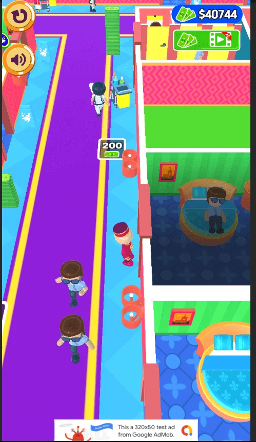 My Perfect Hotel Idle Game Unity Source Code — screenshot 3