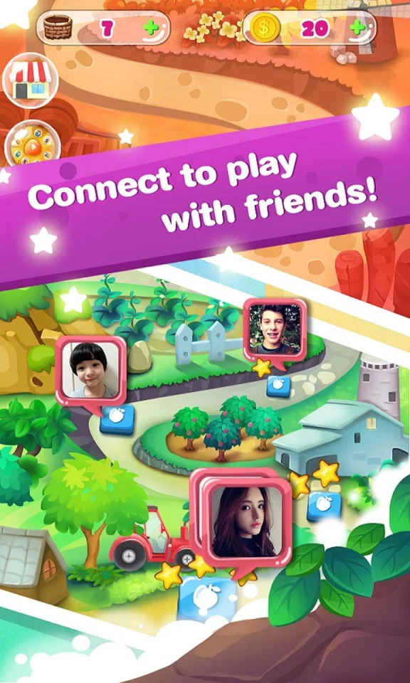 Panda & Fruit Farm – Match 3 Complete Game — screenshot 1