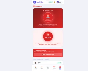 FamilyLink - Real-Time Family Safety App