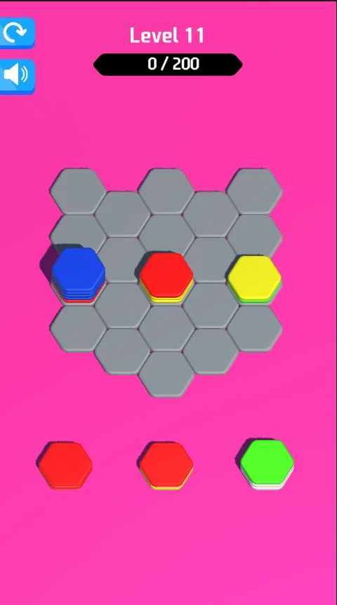 Hexa Sort 3D Puzzle Trending Game Unity Source Code — screenshot 1