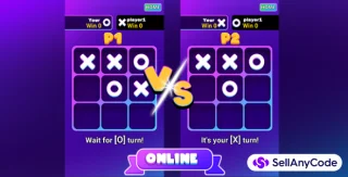 Tic Tac Toe AI & Online Multiplayer (Photon Fusion 2)
