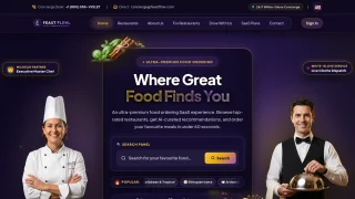 FeastFlow - Multi-Restaurant Food SaaS & POS