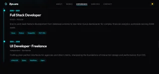 Zynora - Premium Portfolio Template