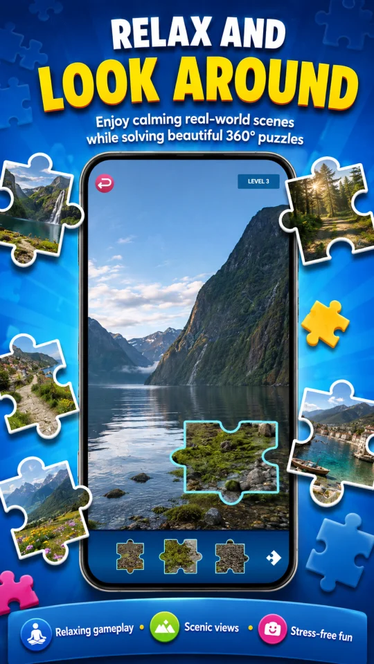 Puzzle 360 Real Life - Godot Android Game Template — screenshot 2