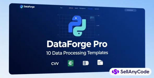 DataForge Pro - Python Data Processing Templates