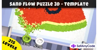 Sand Flow Puzzle 3D | Unity Jam Template