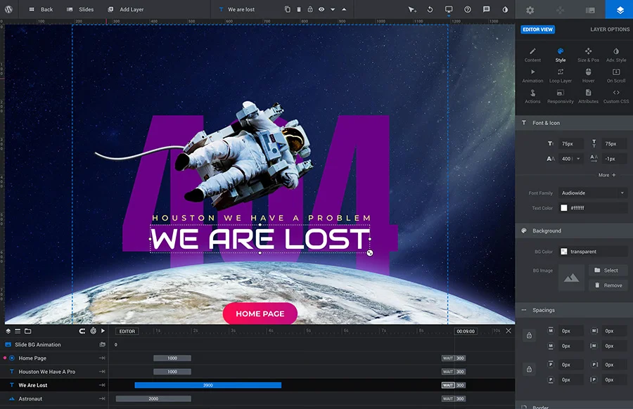 Slider Revolution Responsive WordPress Plugin — screenshot 1