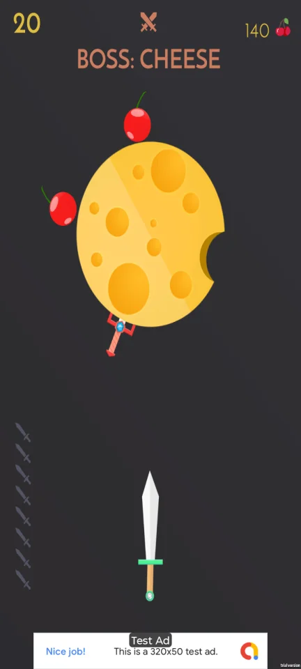 Unity Knife Hit Game Clone 2 - Unity 2D Casual Game — screenshot 1