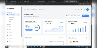 Vortex - eCommerce Dashboard Template