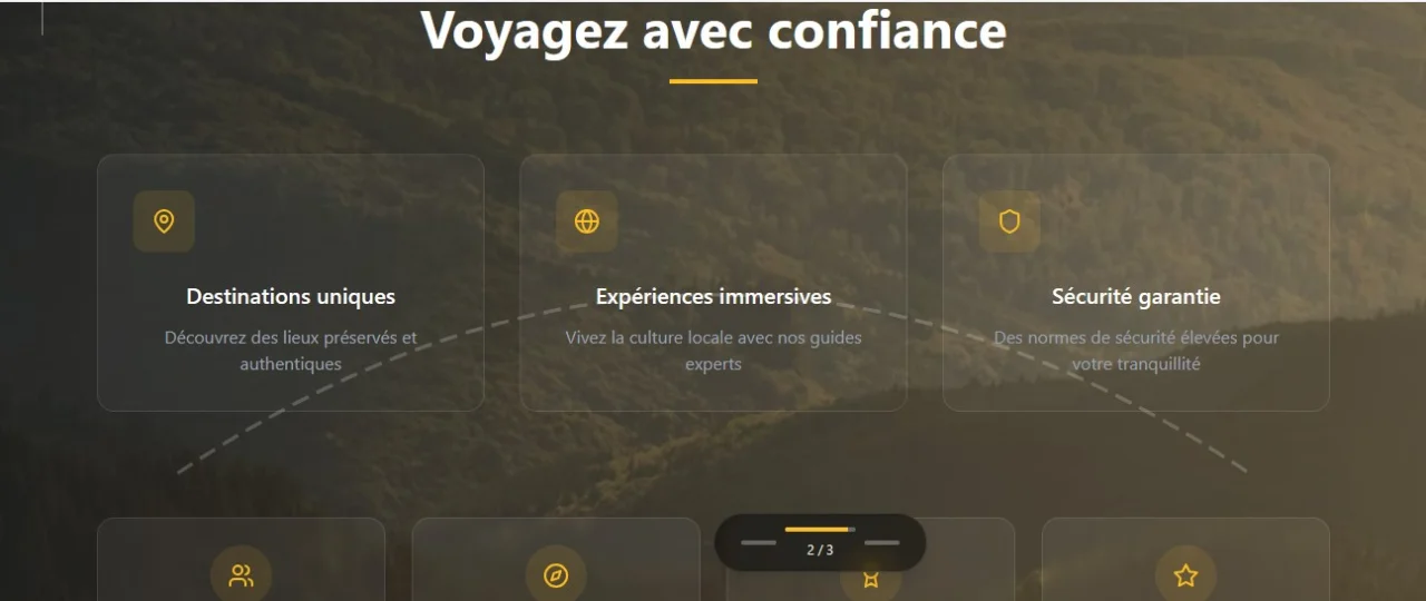 Agency Travel Website Template React + Supabase, Multilingual (PT/EN/FR), Dark/Light Mode, Modern Design, Ready to Deploy. — screenshot 1
