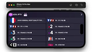 AZUL IPTV XTREAM, Multiple Format, Android TV