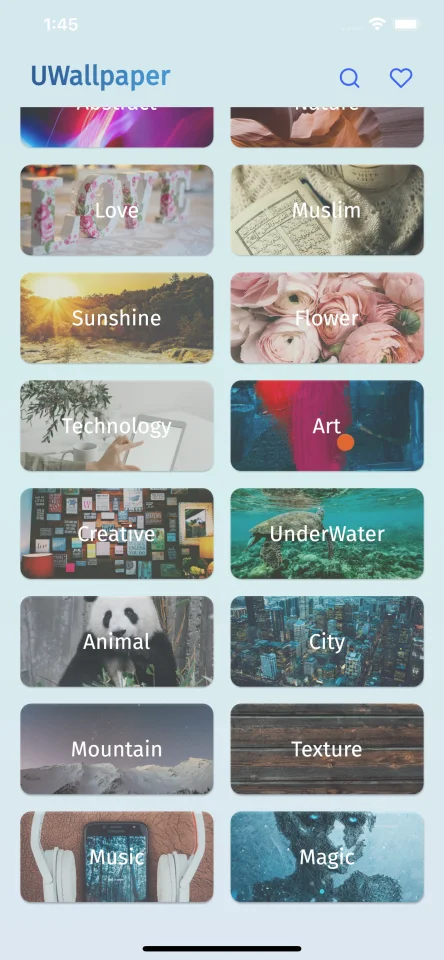 UWallpaper - Flutter v.2.10 App with GetX | Google AdMob | Pexels — screenshot 2