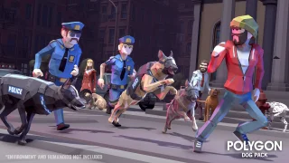 Dog Pack - Synty POLYGON - Dog Animations and Controller