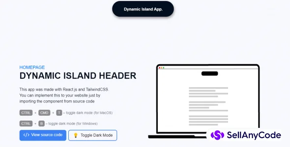 Dynamic Island Header
