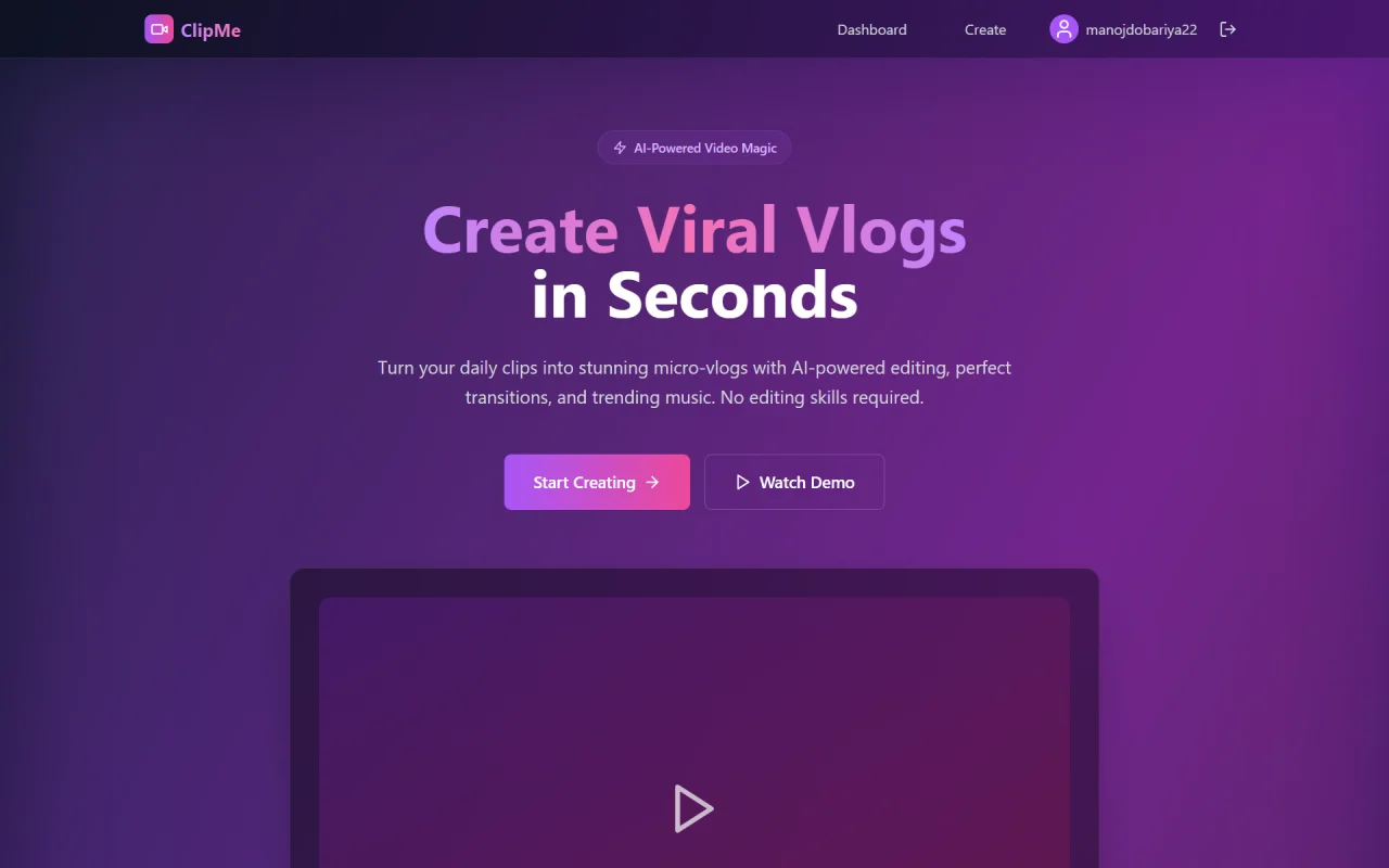 Smart Vlog Maker AI Edit for Reels & Shorts — screenshot 2