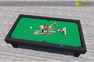 Easy 8 Ball Pool (Billiard) Template (PC/Mobile)