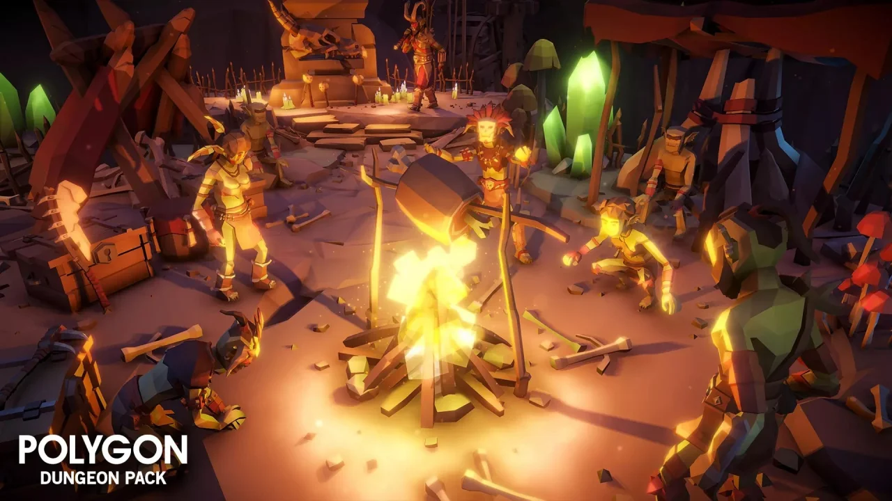 POLYGON Dungeons - Low Poly 3D Art by Synty — screenshot 3