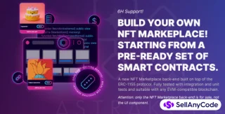Full NFT Marketplace Smart Contracts Integrated with Customisable Oracle