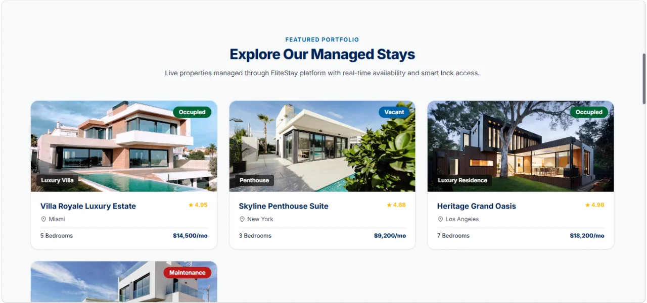 EliteStay – Property Management System & Vacation Rental Software — screenshot 4