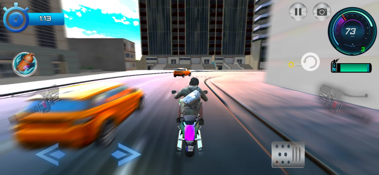 Cyber Rider: Motorcycle Game — screenshot 1