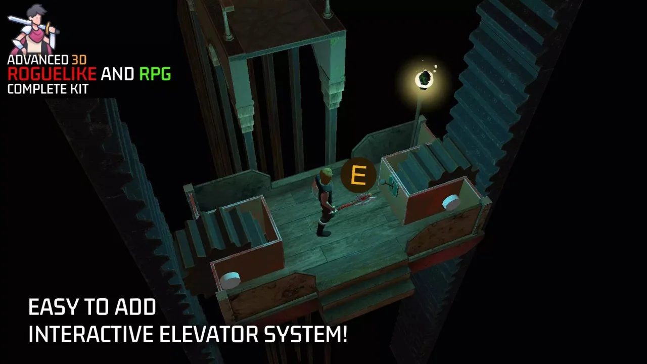 3D Roguelike RPG Complete Kit for Mobile and PC: TPS, Enemy AI, Puzzle and Props — screenshot 9