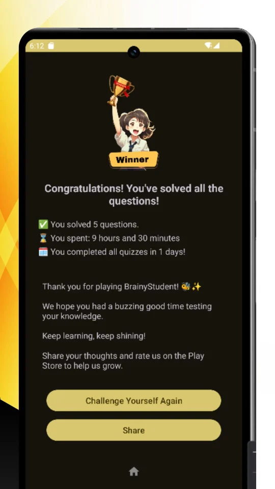 BrainyStudent English Quiz App Game — screenshot 5